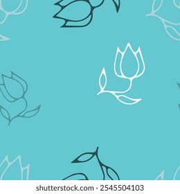 flor, otoño, floral, patrón, fondo, sin costuras, diseño, Vector, motivo, adorno, flor, hoja, belleza, textil, vintage, lindo, prado, arte, Fondo de pantalla, naturaleza, impresión, ilustración, abstracto