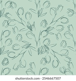 flor, otoño, floral, patrón, fondo, sin costuras, diseño, Vector, motivo, adorno, flor, hoja, belleza, textil, vintage, lindo, prado, arte, Fondo de pantalla, naturaleza, impresión