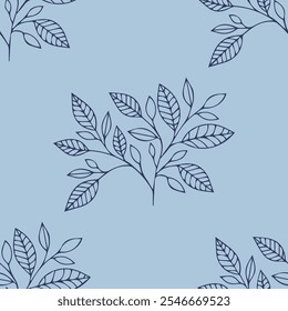 flor, otoño, floral, patrón, fondo, sin costuras, diseño, Vector, motivo, adorno, flor, hoja, belleza, textil, vintage, lindo, prado, arte, Fondo de pantalla, naturaleza, impresión