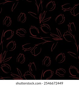 flor, otoño, floral, patrón, fondo, sin costuras, diseño, Vector, motivo, adorno, flor, hoja, belleza, textil, vintage, lindo, prado, arte, Fondo de pantalla, naturaleza, impresión