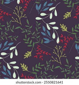 flor, otoño, floral, patrón, fondo, sin costuras, diseño, Vector, motivo, adorno, flor, hoja, belleza, textil, vintage, lindo, prado, arte, Fondo de pantalla, naturaleza, impresión, ilustración, abstracto