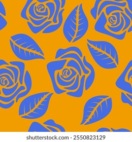 flor, otoño, floral, patrón, fondo, sin costuras, diseño, Vector, motivo, adorno, flor, hoja, belleza, textil, vintage, lindo, prado, arte, Fondo de pantalla, naturaleza, impresión, ilustración, abstracto