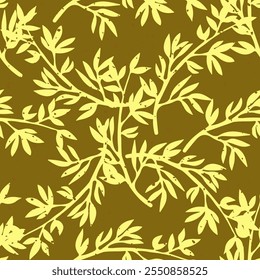 flor, otoño, floral, patrón, fondo, sin costuras, diseño, Vector, motivo, adorno, flor, hoja, belleza, textil, vintage, lindo, prado, arte, Fondo de pantalla, naturaleza, impresión, ilustración, abstracto