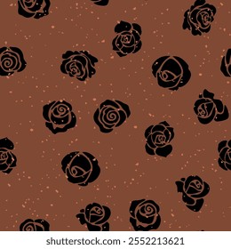 flor, otoño, floral, patrón, fondo, sin costuras, diseño, Vector, motivo, adorno, flor, hoja, belleza, textil, vintage, lindo, prado, arte, Fondo de pantalla, naturaleza, impresión, ilustración, abstracto