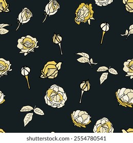 flower, autumn, floral, pattern, background, seamless, design, vector, motif, ornament, blossom, leaf, beauty, textile, vintage, cute, meadow, art, wallpaper, nature, print, illustration, abstract