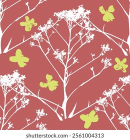 flower, autumn, floral, pattern, background, seamless, design, vector, motif, ornament, blossom, leaf, beauty, textile, vintage, cute, meadow, art, wallpaper, nature, print, illustration, abstract