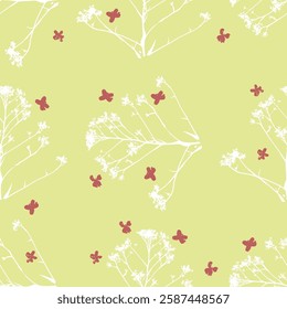 flower, autumn, floral, pattern, background, seamless, design, vector, motif, ornament, blossom, leaf, beauty, textile, vintage, cute, meadow, art, wallpaper, nature, print, illustration, abstrac