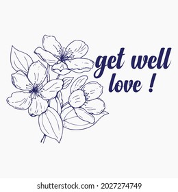 flower , baby shower card, invitation greeting birthday card, T-shirt graphics for kids vector illustration

