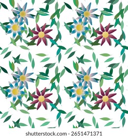 Fundo da flor, vetor de arte, flores primavera, padrão floral, padrão da folha, vetor da flor, padrão de fundo, folha sem emenda, flor padrão, fundo das pétalas, fundo do vetor