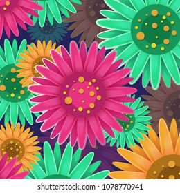 flower background, for birthday, colourful flower