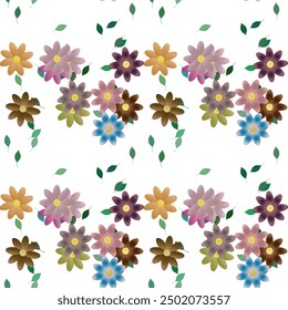 Flower background, flower bouquet, seamless background, seamless vector, seamless pattern, background pattern, petals pattern, flowers vectors, flowers watercolor, leaf isolated