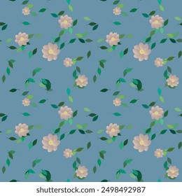 Fondo de la flor, ramo de flores, diseño de Vector, diseño floral, hoja aislada, patrón de Vector, patrón de fondo, fondo de Vector, primavera de flores, patrones sin costuras, patrón ornamental