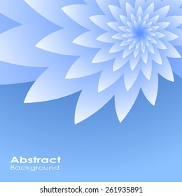 Flower background brochure template.Vector design