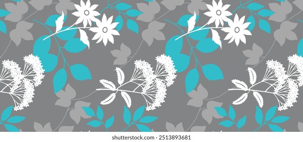 Flower background with butterfly, element for design, vector illustration