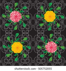 Flower background  can be used in the design of your site, design textile, printing industry, in a variety of design projects.