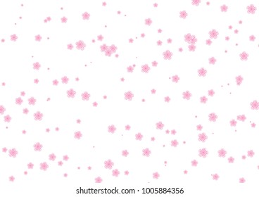 Flower background card, cherry blossom or sakura