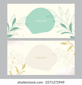 Flower background clipart set design. Spring flowers in watercolor, drawing and sketch for wallpaper, greeting and invitation card collection. Vector illustration spring floral abstract clip art. 
