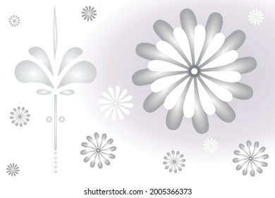 fondo floral combinado con colores atractivos y colores sencillos