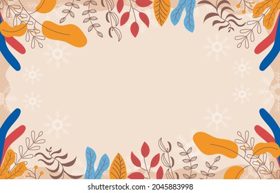 flower background with copy space