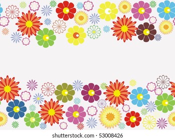 Flower Background Design Stock Vector (Royalty Free) 53008426 ...