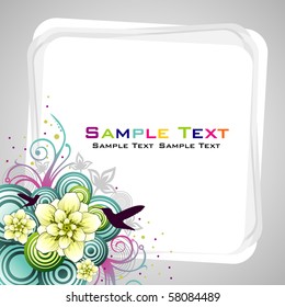 Flower background design