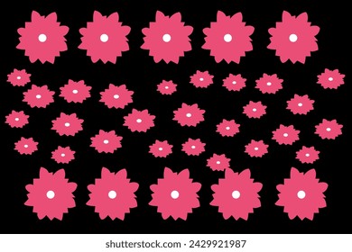 Diseño de fondo de flores. diseño de fondo abstracto