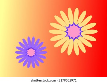 flower background design stock vector