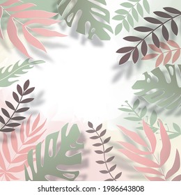 fondo floral para el diseño. Plantillas de diseño de vectores de estilo moderno sencillo con espacio de copia para texto, flores y hojas - fondos y marcos de invitación de boda, fondos de pantalla de historias de medios sociales.