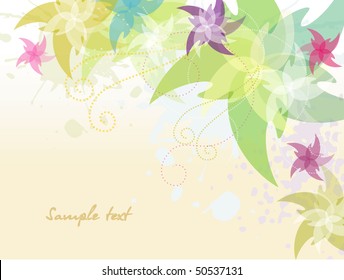 Flower Background eps10