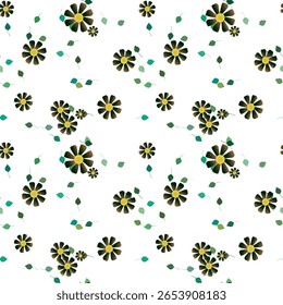 Fondo floral, diseño floral, patrón de Vector, patrón floral sin fisuras, flores de Vector, fondo de hojas, fondo de pétalos, patrón de flores, ramo de flores, acuarela de flores