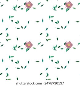 Fondo floral, fondo floral, diseño de patrón, silueta de la hoja, Vector de fondo, flores de Vector, patrón de flores, hoja sin fisuras, patrón de adorno, hoja aislada, patrón de Vector