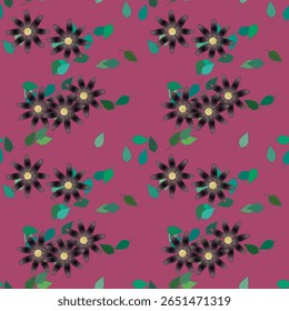 Fundo da flor, padrão floral sem emenda, flor padrão, vetor de folhas, isolado de folha, vetor floral, vetor de flor, textura de fundo, fundo de folhas, vetor de fundo