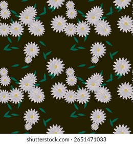 Fundo da flor, flores primavera, folha sem emenda, papel de parede sem emenda, flores isoladas, fundo vetorial, vetor sem emenda, flores vetoriais, folhas isoladas, flores aquarela