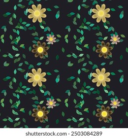 Fondo de la flor, primavera de las flores, patrón inconsútil, patrón Vector, Vector de la hoja, patrón de fondo, diseño de patrón, patrones florales, fondo floral, Vector de la flor, Vector abstracto