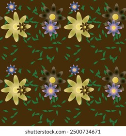 Fondo de flores, Vectores de flores, patrón de flores, patrón de Vector, patrón floral sin fisuras, patrón de fondo, diseño de Vector, Vector de fondo, verano de fondo, fondos de la naturaleza