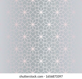 Flower Background Geometric Seamless Pattern