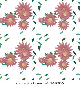 Fundo da flor, padrão de folha, vetor de ornamento, formas vetoriais, padrão de flor, design floral, padrão sem costura, vetor floral, verão de fundo, padrão floral, plano de fundo sem costura