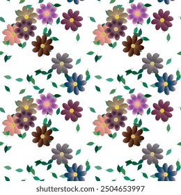 Fondo de la flor, patrón de la hoja, fondo de los pétalos, diseño de fondo, patrón ornamental, acuarela de las flores, patrón de la flor, Vector del ornamento, patrón floral inconsútil, textura inconsútil