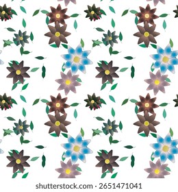 Fundo da flor, padrão da folha, fundo sem emenda, vetor padrão sem emenda, fundo do vetor, flores padrão, padrão ornamental, fundo das folhas, folhas isoladas, fundos da natureza