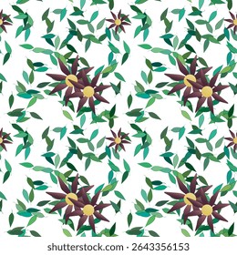 Flower background, leaf seamless, pattern design, leafs pattern, leaf shape, pattern flower, leaf background, flowers vector, flower bouquet, petals pattern, seamless texture