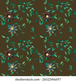 Fundo da flor, silhueta da folha, fundo do padrão, padrão da flor, isolado da folha, padrão ornamental, vetor da flor, padrões sem costura, vetor abstrato, fundo das pétalas