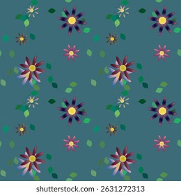 Flower background, leafs isolated, seamless pattern vector, pattern background, vector backgrounds, vector design, leaf texture, abstract background, seamless texture, flowers vector