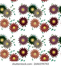 Flower background, leafs pattern, vector flowers, background summer, background pattern, ornament vector, leaf texture, background texture, flowers watercolor, flower pattern