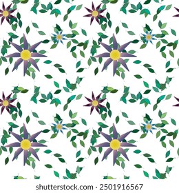 Fondo de flores, fondo de hojas, fondo de pétalos, fondo de Vector, patrón de Vector sin fisuras, patrones florales, patrones florales sin fisuras, patrón floral sin fisuras, flores de Vector