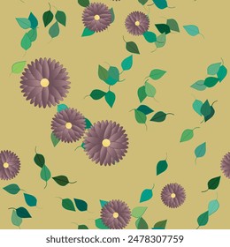 Fondo de la flor, Vector de las hojas, primavera de las flores, fondo floral, Vector sin costura, patrón ornamental, Fondo de pantalla sin costura, patrón de hojas, ramo de flores, Vector de patrón sin costura