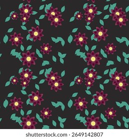 Flower background, leafs vector, flowers watercolor, background vector, flowers isolated, ornament vector, abstract background, seamless vector, pattern background, seamless patterns