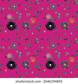 Flower background, leafs vector, seamless floral pattern, seamless background, leafs isolated, flowers vector, vector background, flowers watercolor, petals background, petals pattern