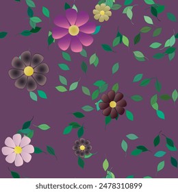 Fondo de la flor, fondos de la naturaleza, Vector de la flor, Vector del adorno, fondo abstracto, patrones de las flores, Vector sin costura del modelo, diseño del modelo, fondo sin costuras, ramo de flores