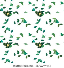 Fundo da flor, fundos da natureza, vetor da flor, fundo das pétalas, folha sem emenda, papel de parede sem emenda, textura da folha, fundos do vetor, projeto do padrão, vetor do padrão, flores isoladas