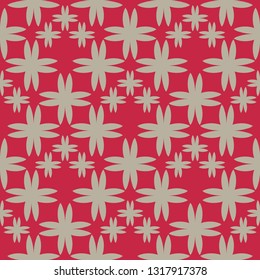 Flower background - nature colored seamless pattern.